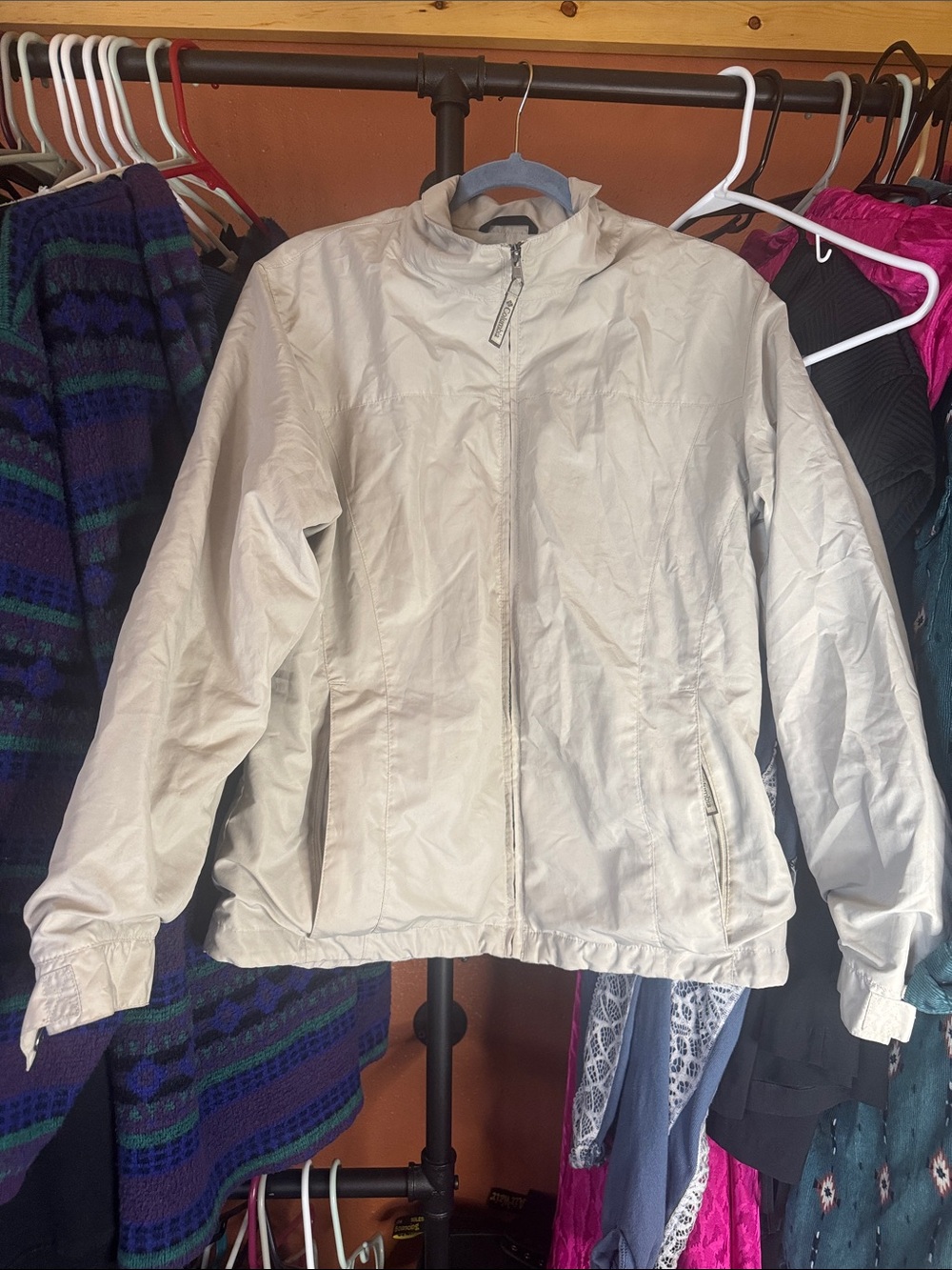 Women’s Lightweight Cream Utility Jacket
